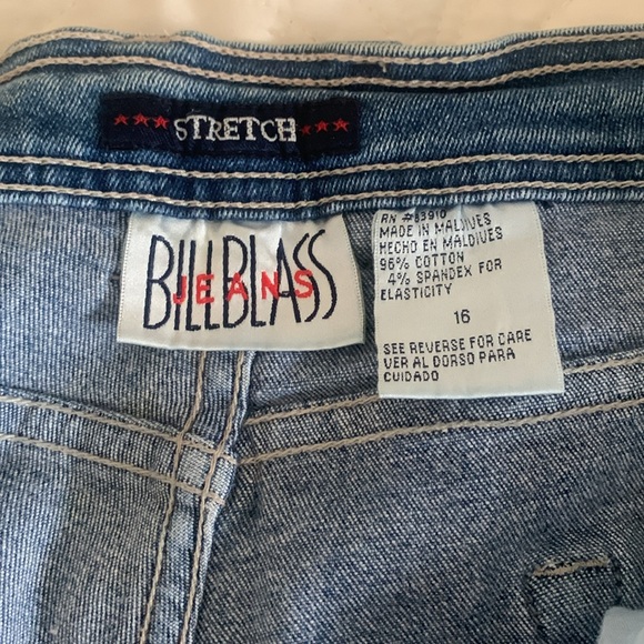 Vintage Bill Blass Women’s High Waisted Stretch Denim Mom Jeans 16 - Picture 4 of 6